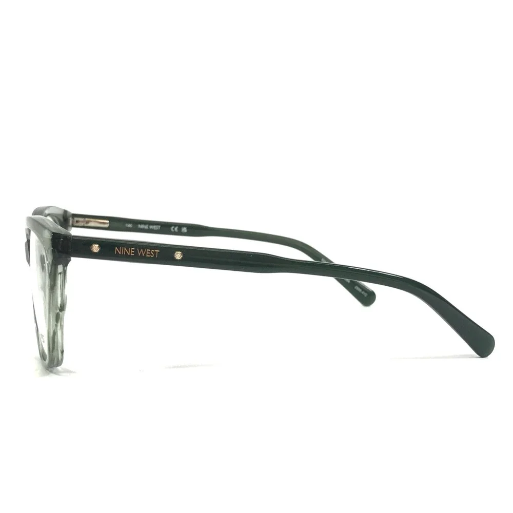 Nine West Eyeglasses Frames NW5245 318 Olive Green Cat Eye Full Rim 53-17-140